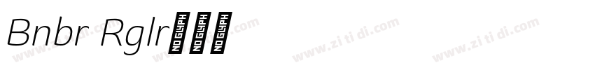 Banburi Regular字体转换 Banburi Regular字体转换